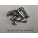 Mushroom head rivets - Soft Steel - 3/16” x 1”  ~  Per 50