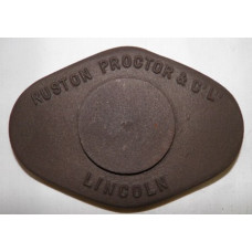 4" Ruston Proctor Rear Wheel Hub Cover Plate - Elliptical ( left hand ) - each