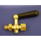 Shut off cock for 3" and larger pressure gauges - 1/4" BSP.