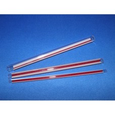 Red stripe gauge glass - 12mm x 200mm long