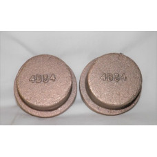 4" Burrell SC & SCC Rear Hub Caps - pair