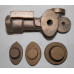 4" Burrell DCC Water Pump & Gland Covers (3) - set 4