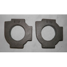 4" Burrell DCC H/P Eccentric Straps - pair