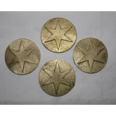 4" Burrell DCC Centre Ring Stars - set 4