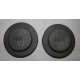 4" Burrell DCC Front Hub Inner Cover Plates - pair