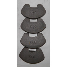 4" Burrell DCC Crankshaft  Balance Weights - set 4
