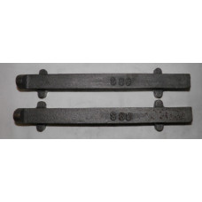 4" Burrell DCC Exciter Rails - pair