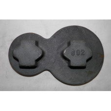 4" Burrell DCC Front Cylinder Cover- set/3