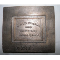 4" Burrell DCC High Pressure Valve Chest Cover - each