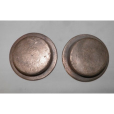 4" Foster Rear Hub Caps - pair