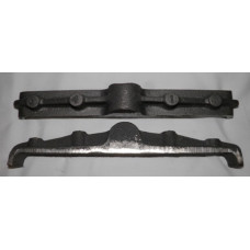 6" Burrell DCC Brake Shoes - pair